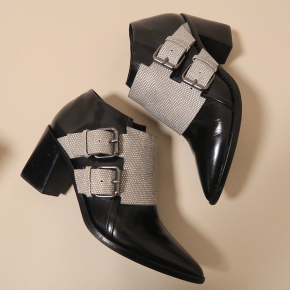 Tibi Shoes - tibi BILLIE Double Monk Strap Ankle Boots